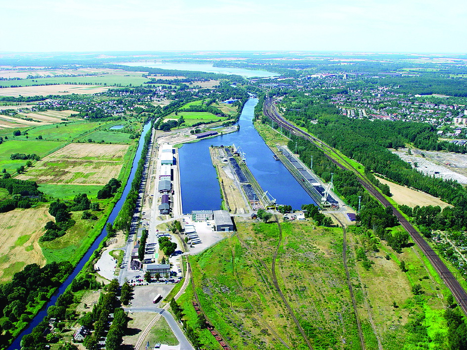 Początek Kanału - port w Łabędach, foto archiwum UM Gliwice KG23 KANAL port 1