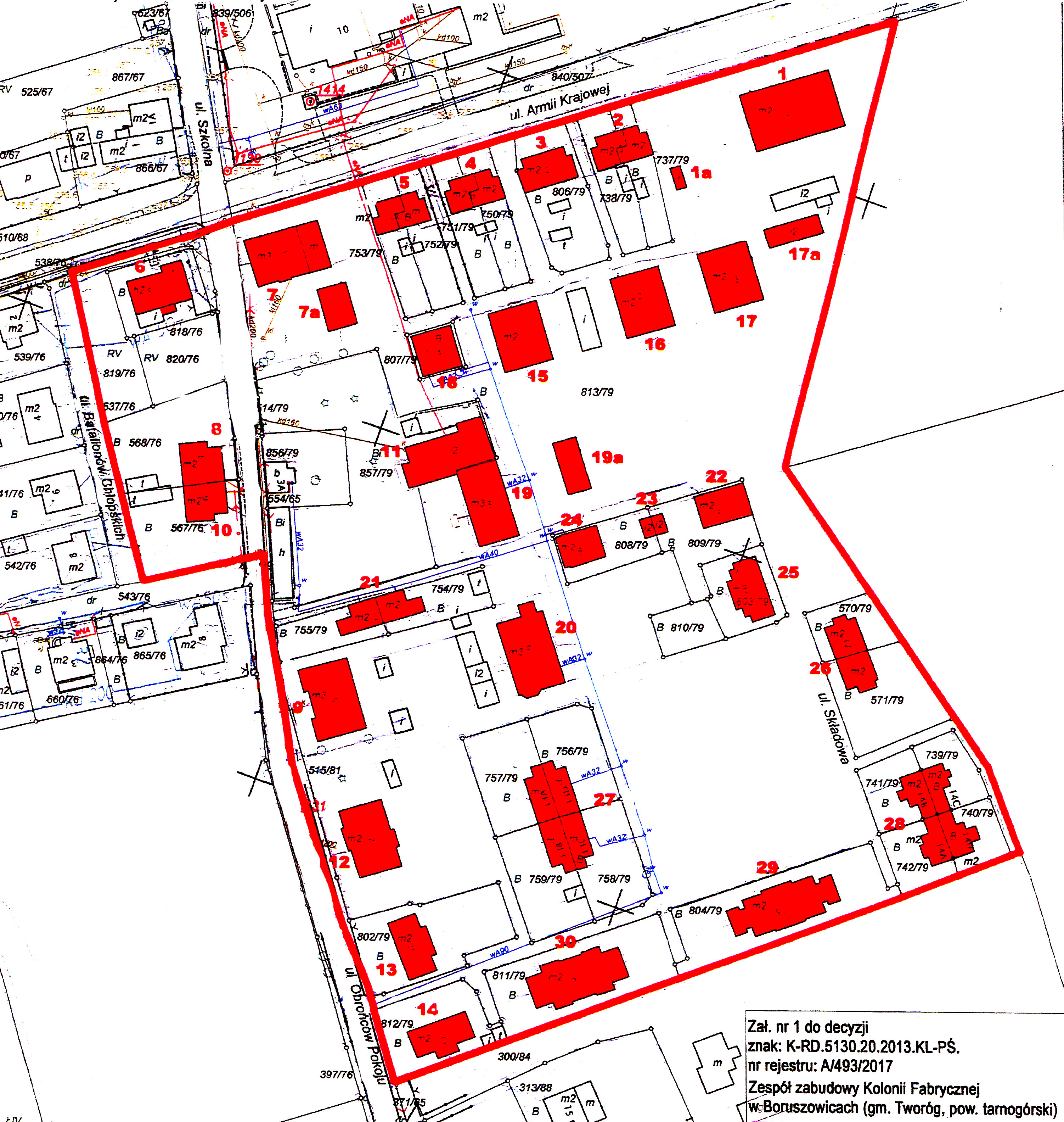boruszowice plan