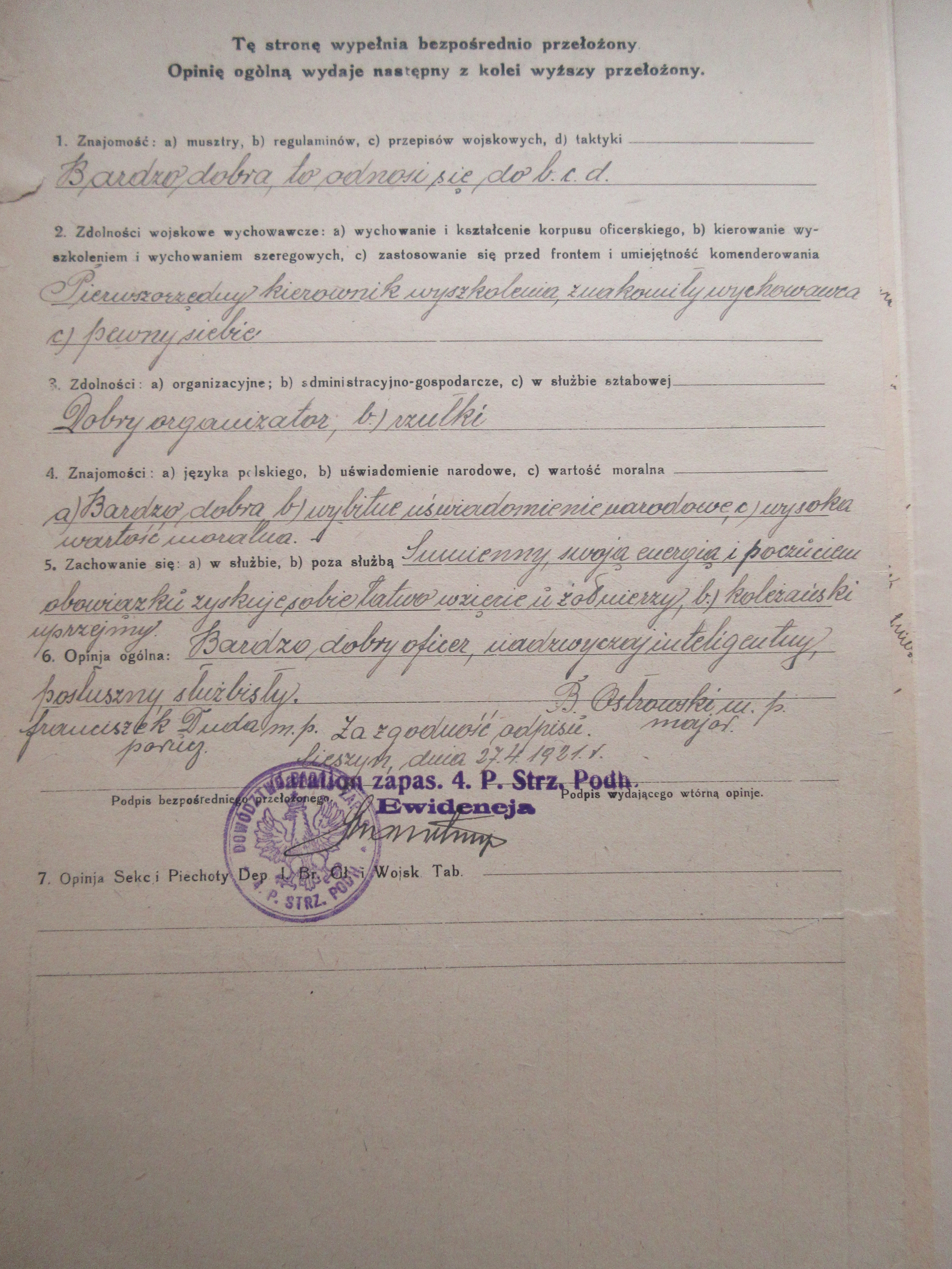 10 m 2 1921 opinia 1921 1
